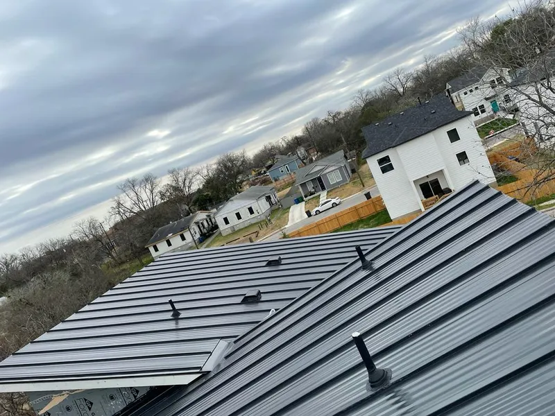 Standing seam metal roof panels with vents for Skylight Repair in Zanesville